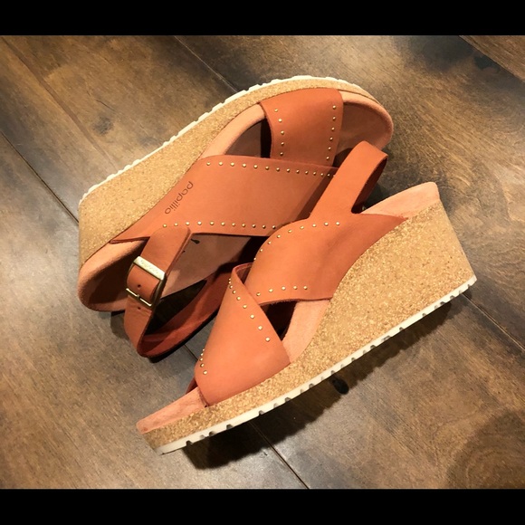 Birkenstock Samira Rivets wedges sandals NWOT - Picture 15 of 16